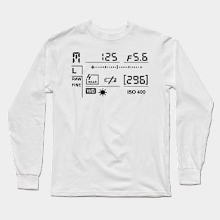 Camera Display Long Sleeve T-Shirt